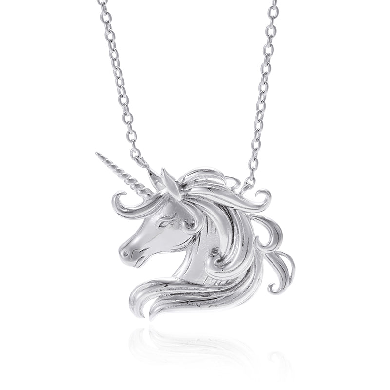 The Hotwife Club Unicorn Silver Necklace