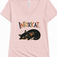Intoxicat T-Shirt – Retro Cocktail Cat Shirt | Mid Century Modern Tiki Lounge Shirt (ladies)