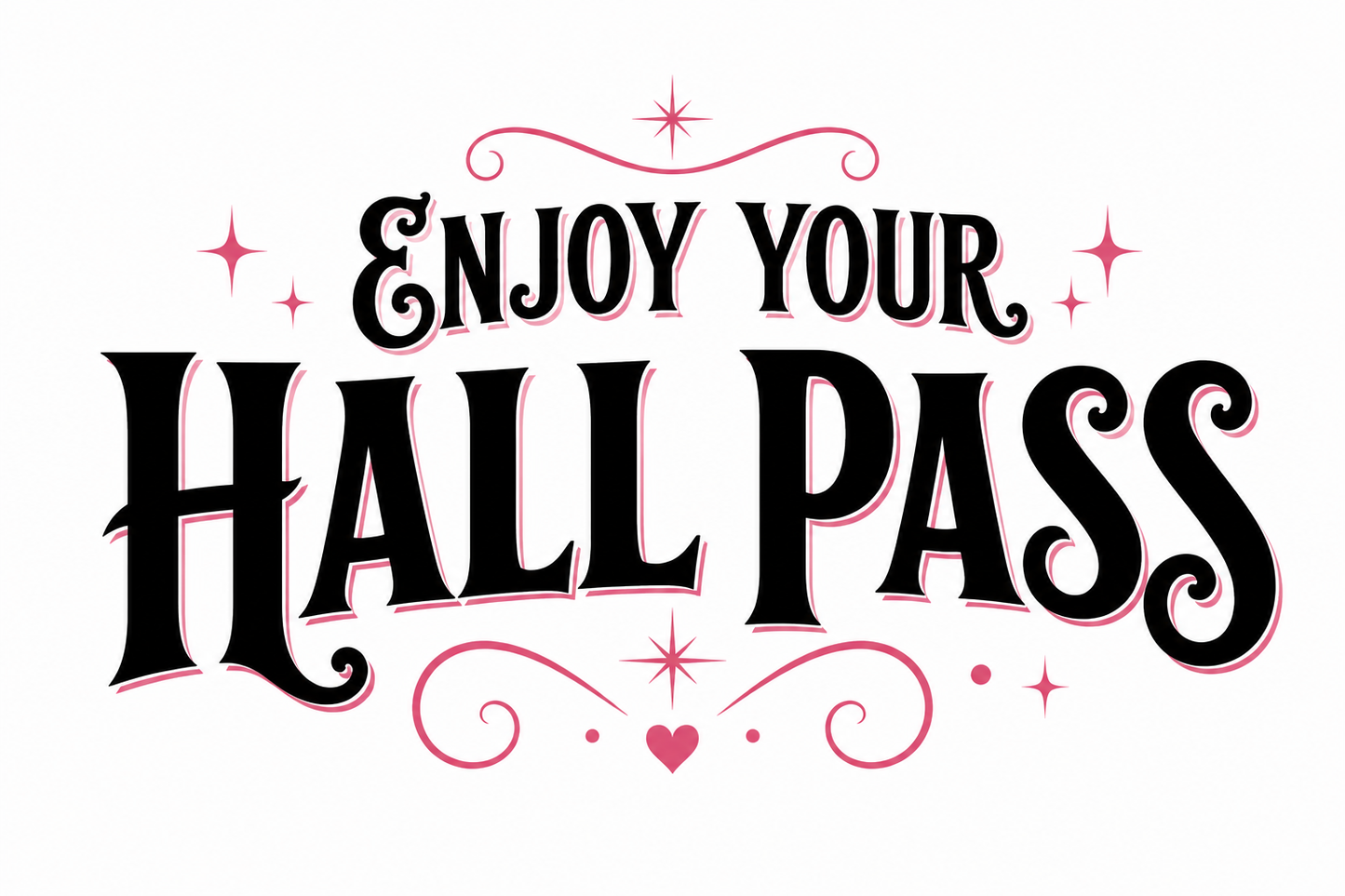 Hotwife Club Sharing is Caring Hall Pass Greeting Card