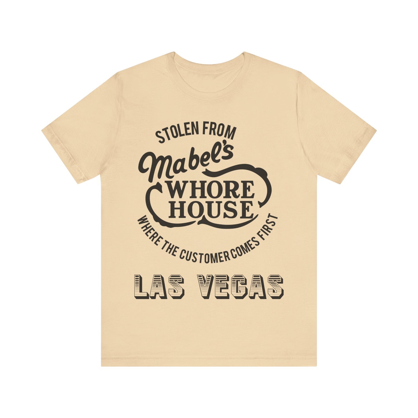 Vintage Mabel's Whorehouse T-Shirt - Classic Matchbook Logo Design"