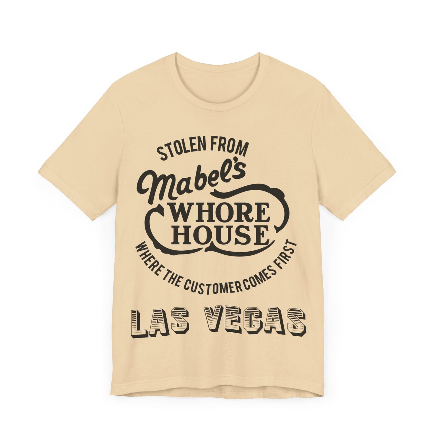 Vintage Mabel's Whorehouse T-Shirt - Classic Matchbook Logo Design"