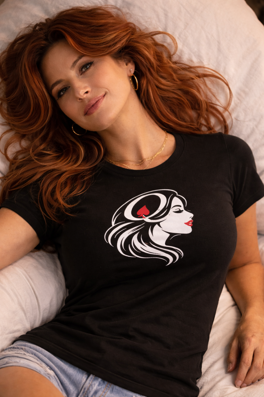 Hotwife Club Stylish Queen of Spades QOS T-Shirt