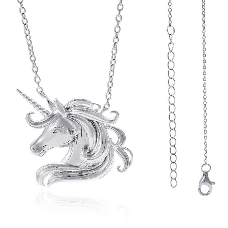 The Hotwife Club Unicorn Silver Necklace
