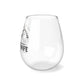 Hotwife Club Riding Instructor Stemless Wine Glass, 11.75oz