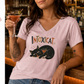 Intoxicat T-Shirt – Retro Cocktail Cat Shirt | Mid Century Modern Tiki Lounge Shirt (ladies)