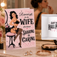 Hotwife Club Sharing is Caring Hall Pass Greeting Card