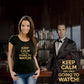 TeeGeniuses/ArkivaTropika Keep Calm Cuckold Husband Hotwife Swinger Ladies T-Shirt