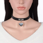Hotwife Club Black Heart Adjustable Choker/Collar