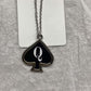 The hotwife club queen of spades necklace