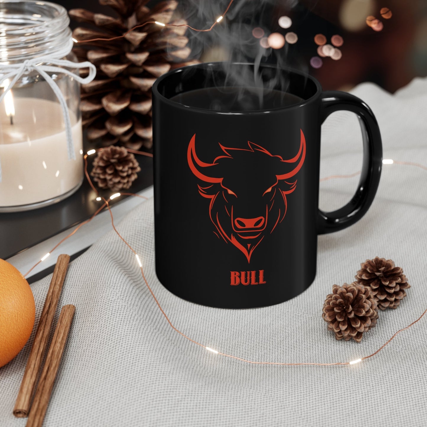 The Hotwife Club Bull 11oz Black Mug