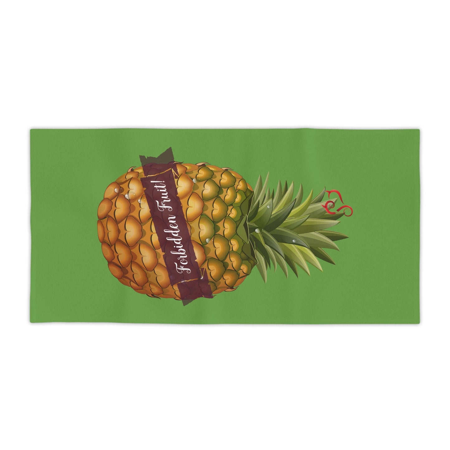 Hotwife Vixen Upside-down Pineapple Beach Towels