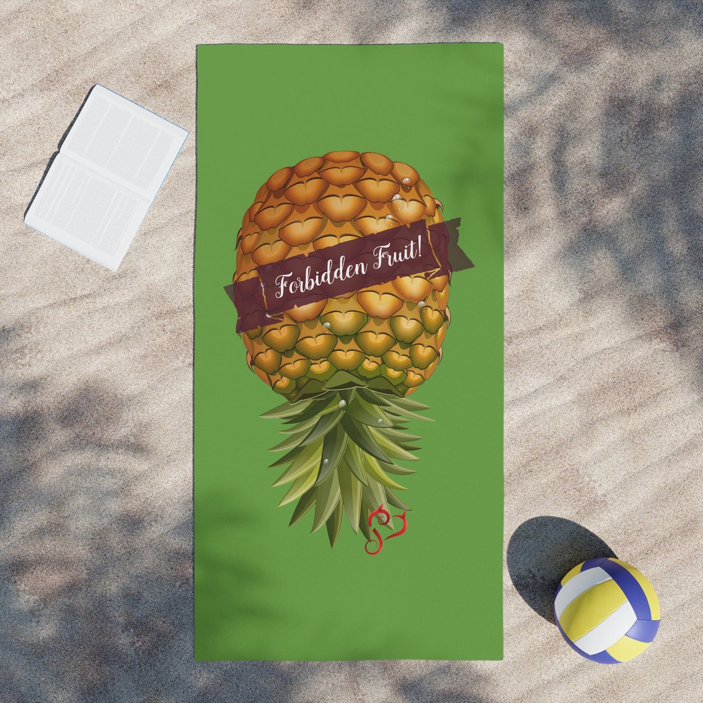 Hotwife Vixen Upside-down Pineapple Beach Towels