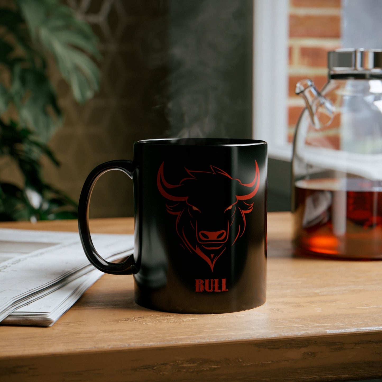 The Hotwife Club Bull 11oz Black Mug