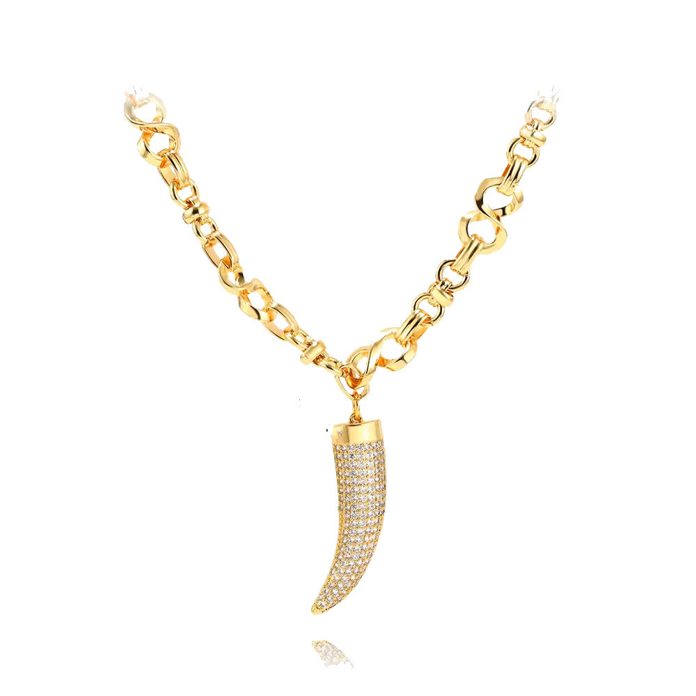 The Hotwife Club Italian Horn Necklace for Ladies.