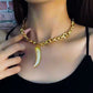 The Hotwife Club Italian Horn Necklace for Ladies.