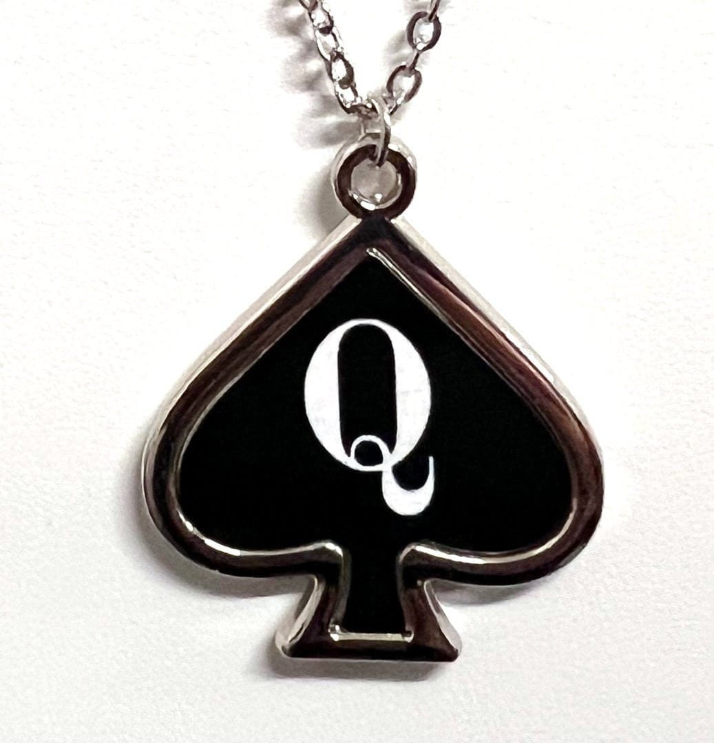 The hotwife club queen of spades necklace