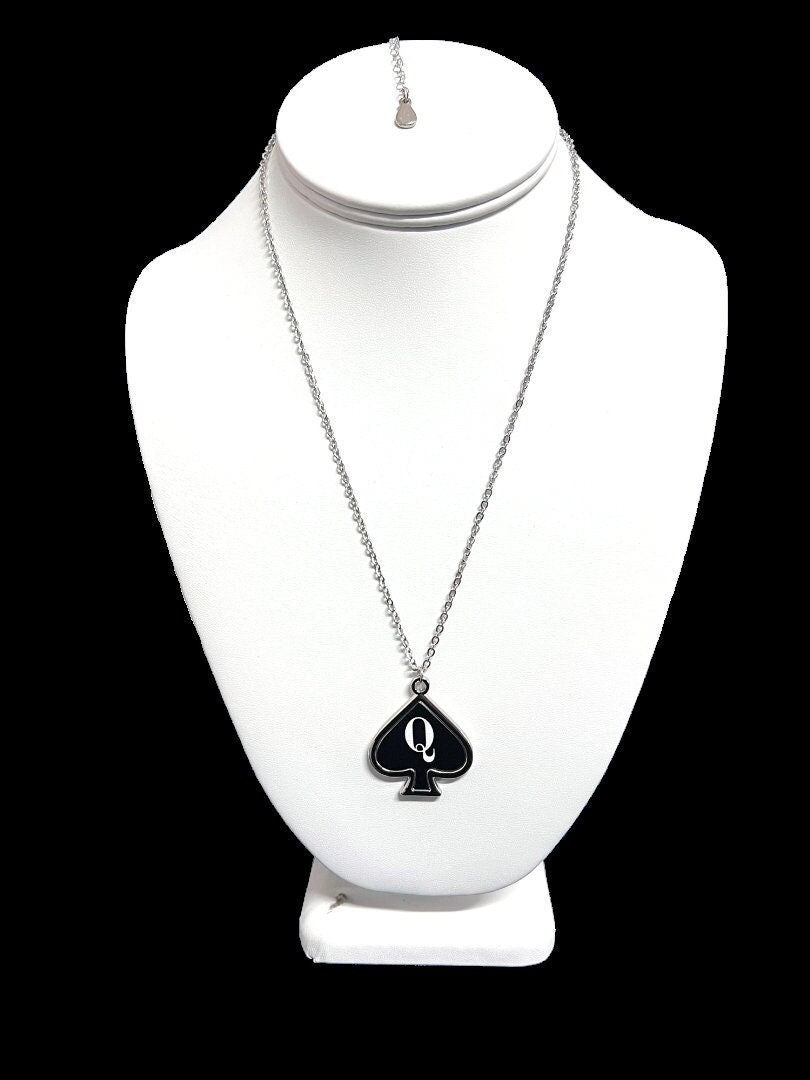 The hotwife club queen of spades necklace