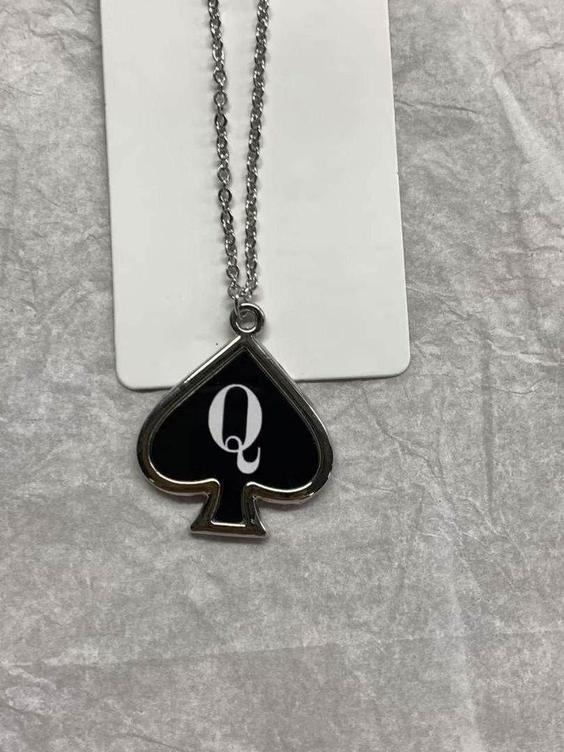 The hotwife club queen of spades necklace