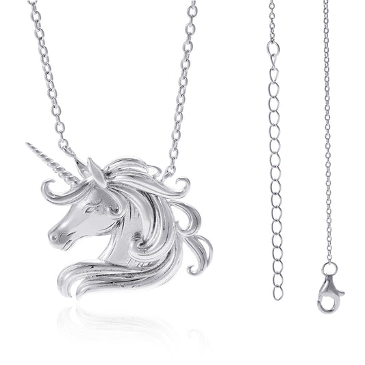The Hotwife Club Unicorn Silver Necklace