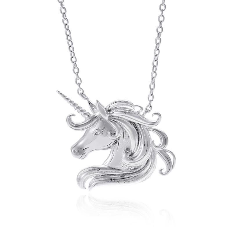 The Hotwife Club Unicorn Silver Necklace