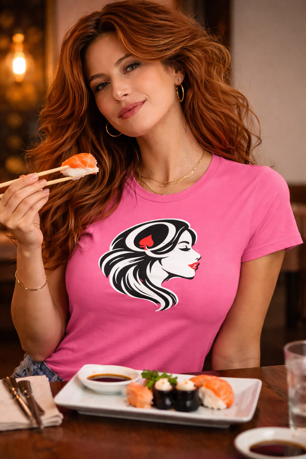 Hotwife Club Stylish Queen of Spades QOS T-Shirt
