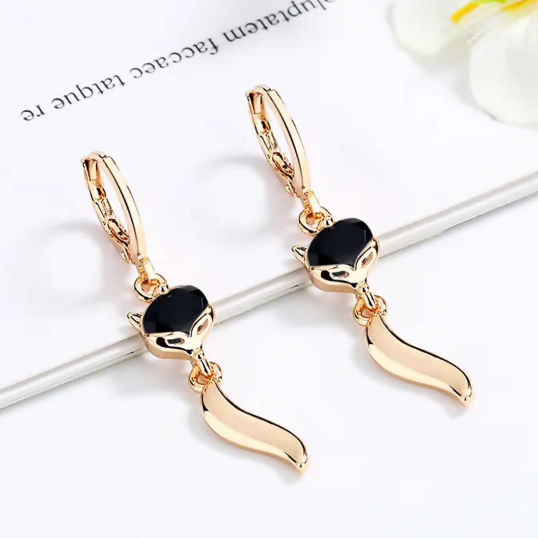 Hotwife Club Fox Vixen Dangle Earring Set