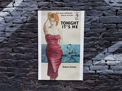 The Hotwife Club Tonight It's Me Pulp Novel Cover Vixen Redhead Hotwife Poster Greeting Card