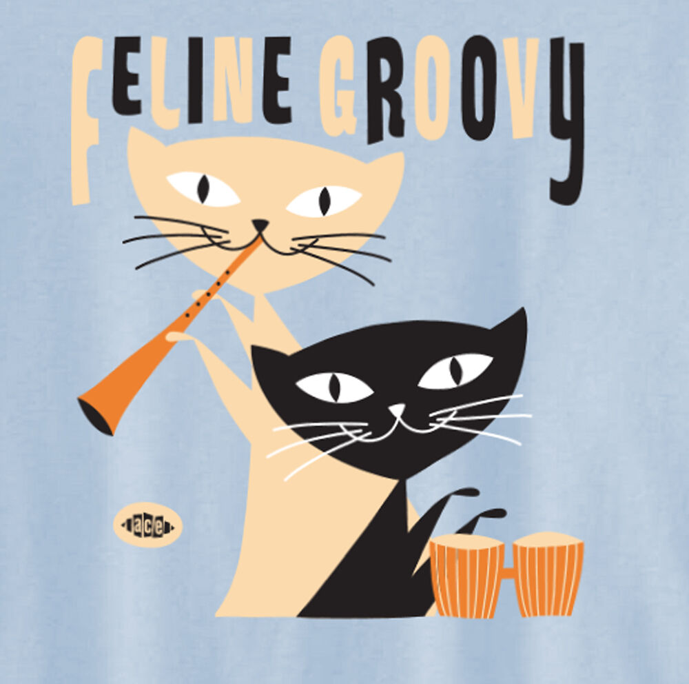 Feline Groovy Cats Jazz Sexy Ladies T-Shirt